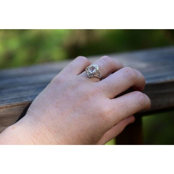 alternative raw diamond engagement rings, raw crystal size 4 5 6 7 8 8 9 10 11 - Picture 6 of 8